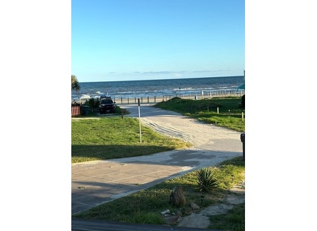 View of the gulf from the house