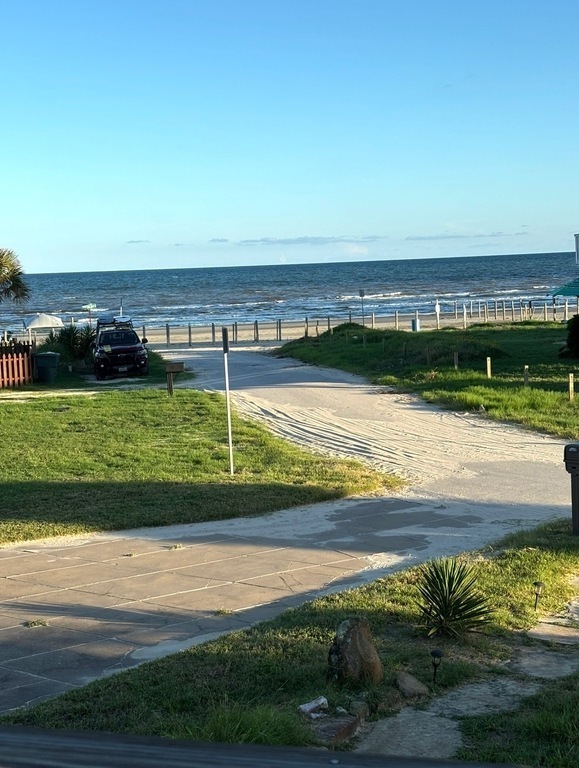 View of the gulf from the house