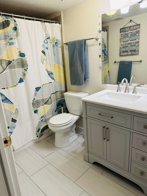 full bathroom in basement