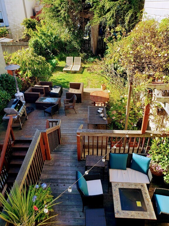 backyard from upper deck