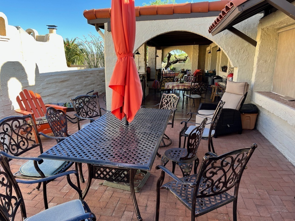 Back of Patio / Outdoor Dining Table