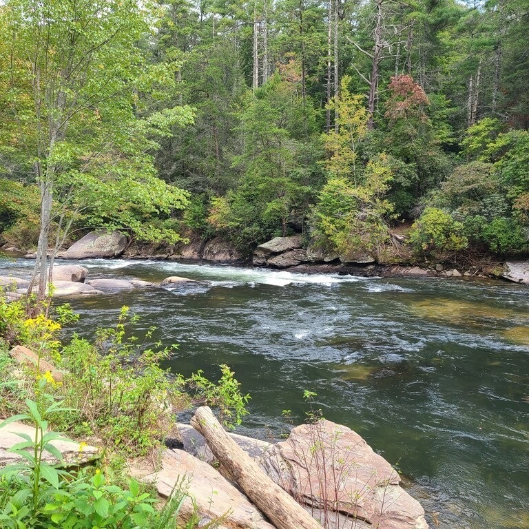 Toccoa River 12 miles away