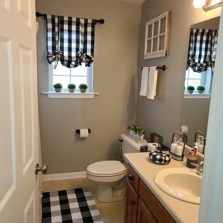 Master bathroom with tub and shower