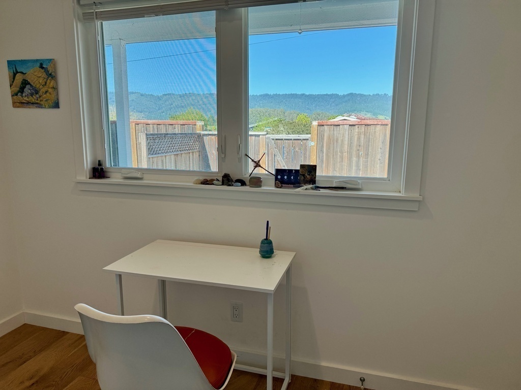 Bedroom as an office space