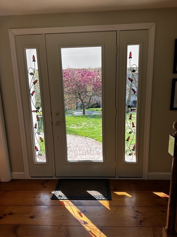 View out Front Door in Morning Hours