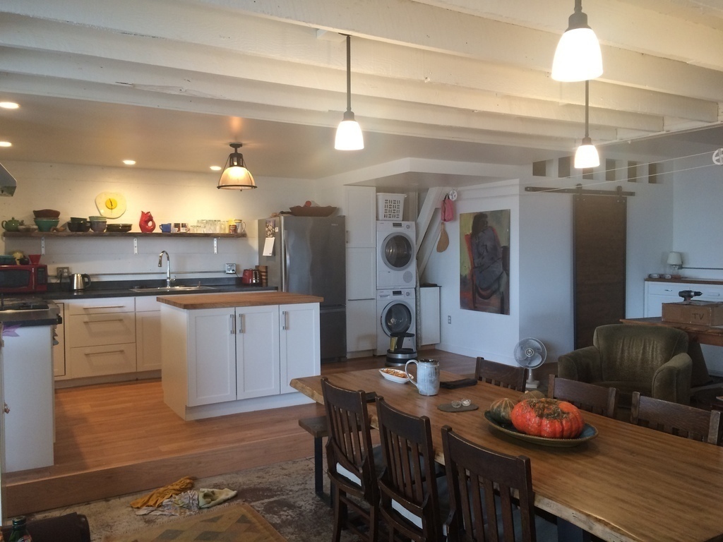 Kitchen and dining area