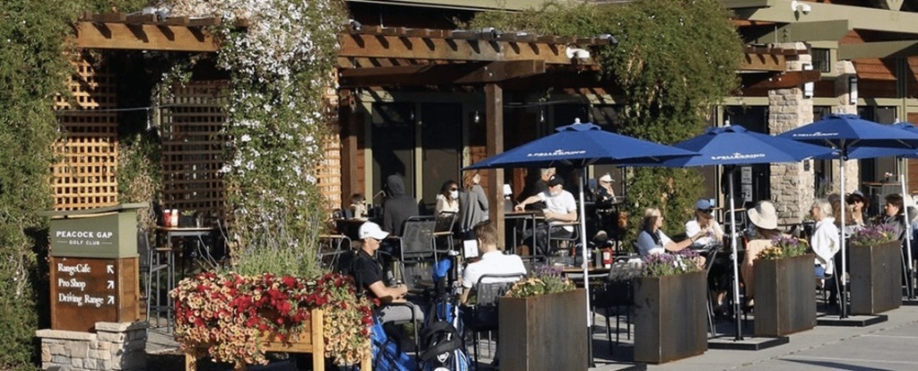 Peacock Gap Public Golf Club Range Cafe (10 minutes walk from our home)