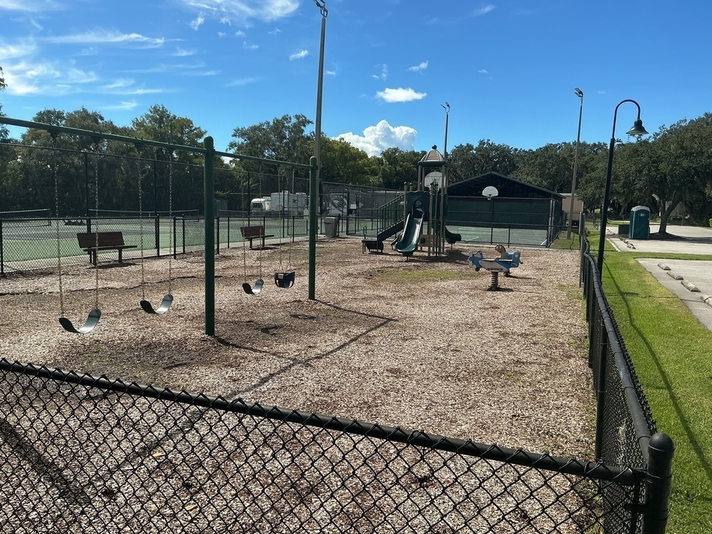 Playground and Basketball Court
