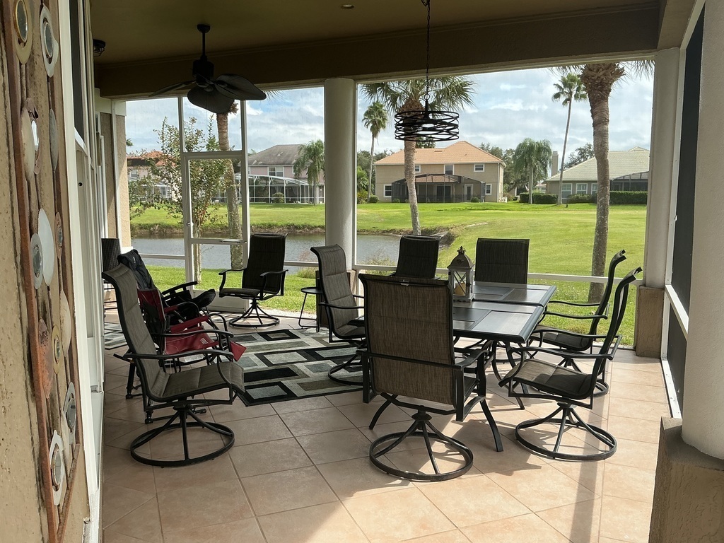 Back Patio over looking Fairway #5
