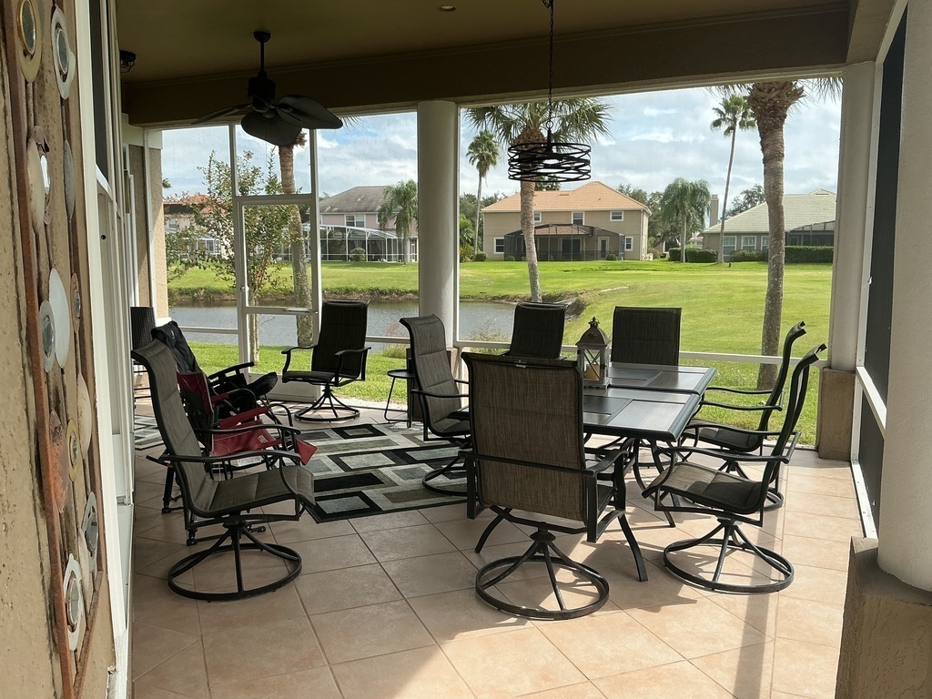 Back Patio over looking Fairway #5