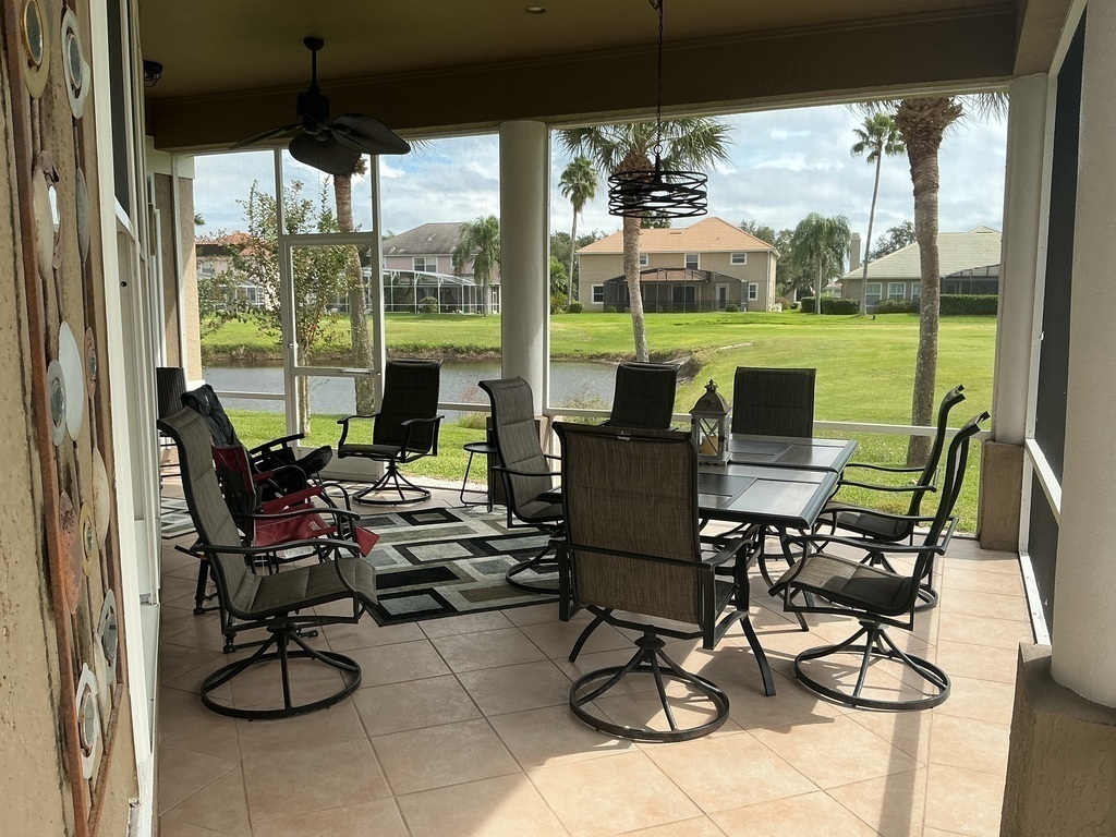 Back Patio over looking Fairway #5
