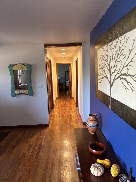 Hallway to the bedrooms from the front entry
