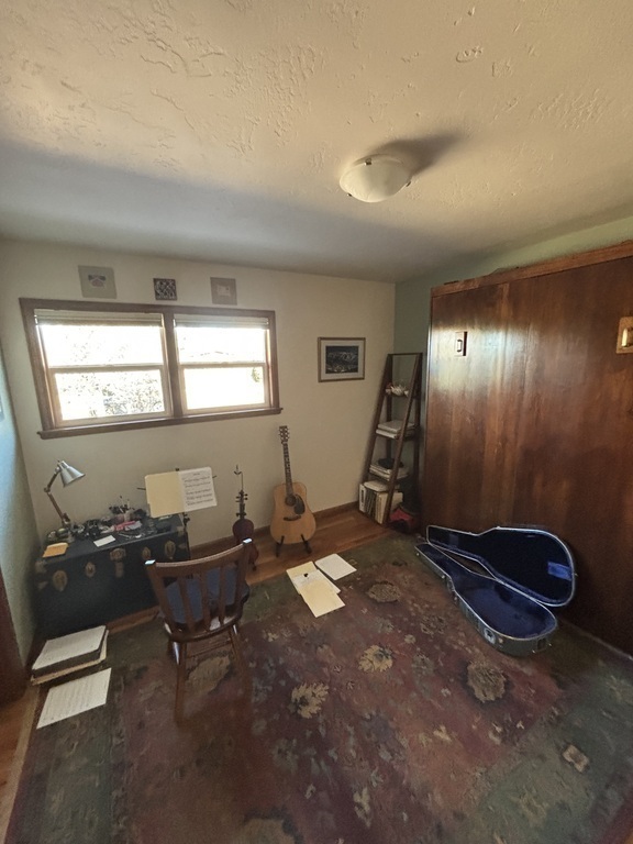 Guest Bedroom with Murphy Bed.  Also a music room
