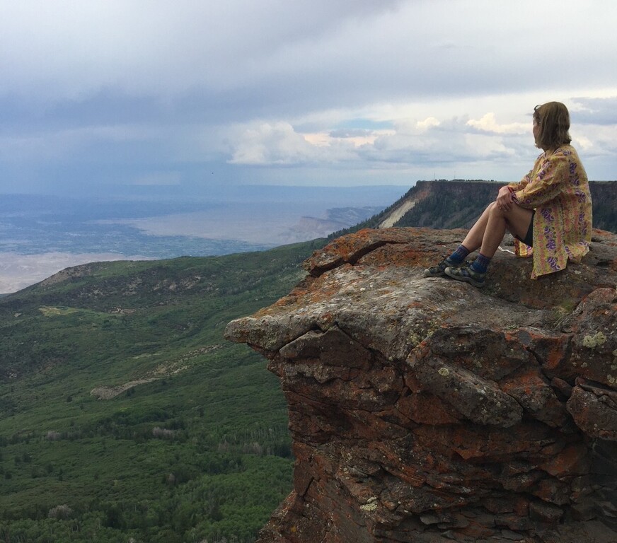 View over Grand Junction from the edge of the Grand Mesa (east of GJ)