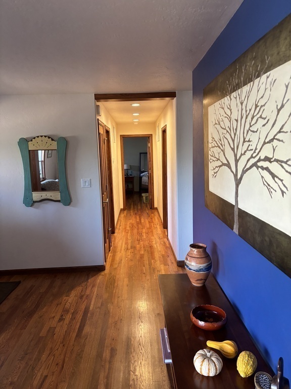 Hallway to the bedrooms from the front entry