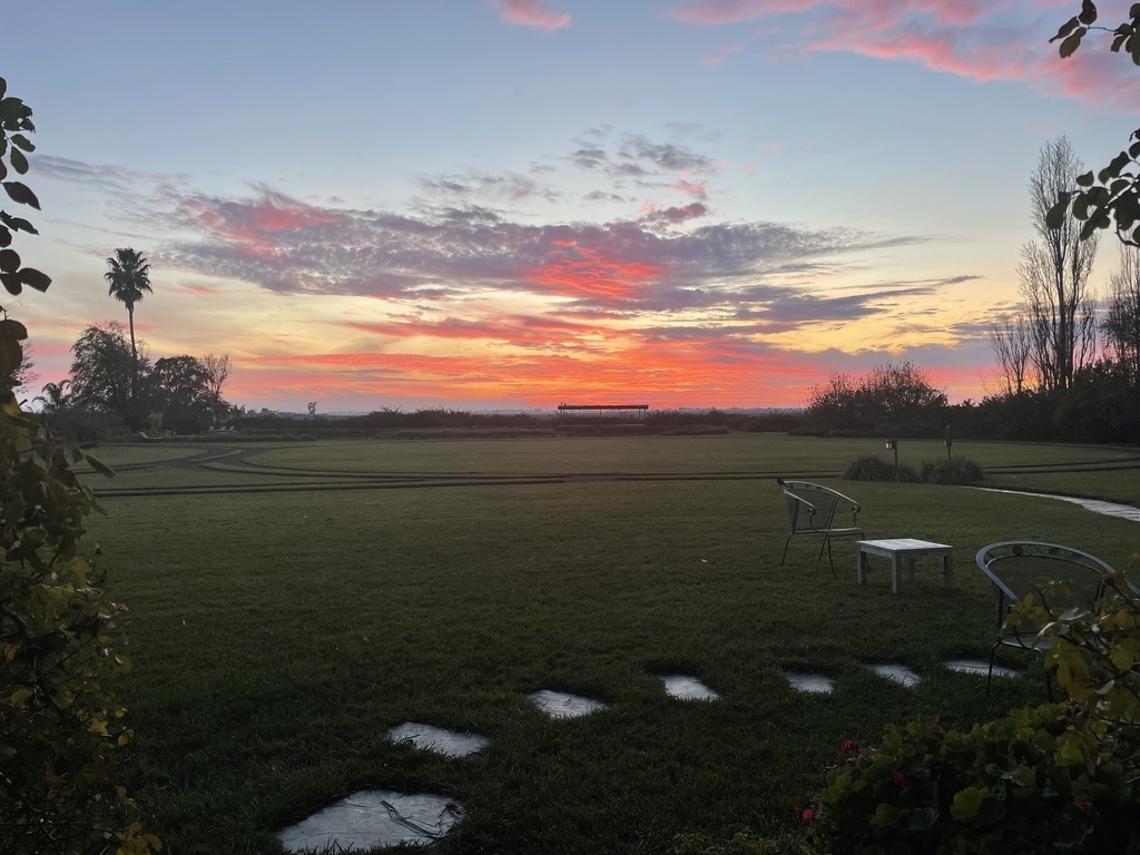 Sunsets are often gorgeous.