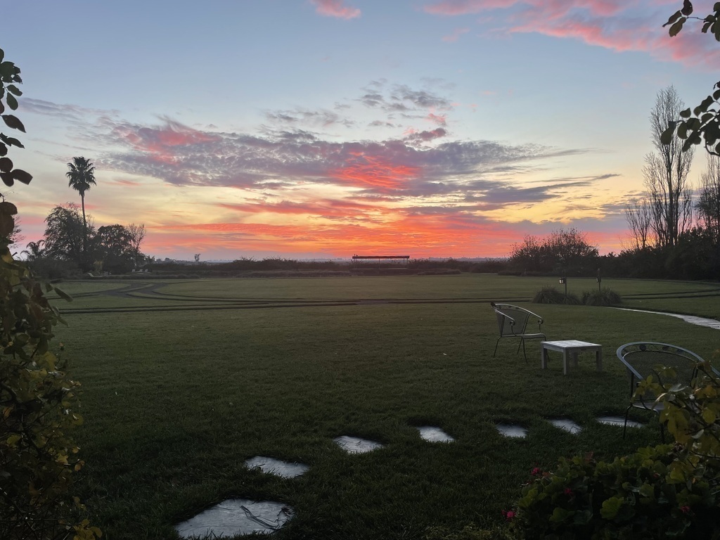 Sunsets are often gorgeous.