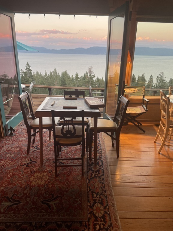 Lake Tahoe home view, second home for use too