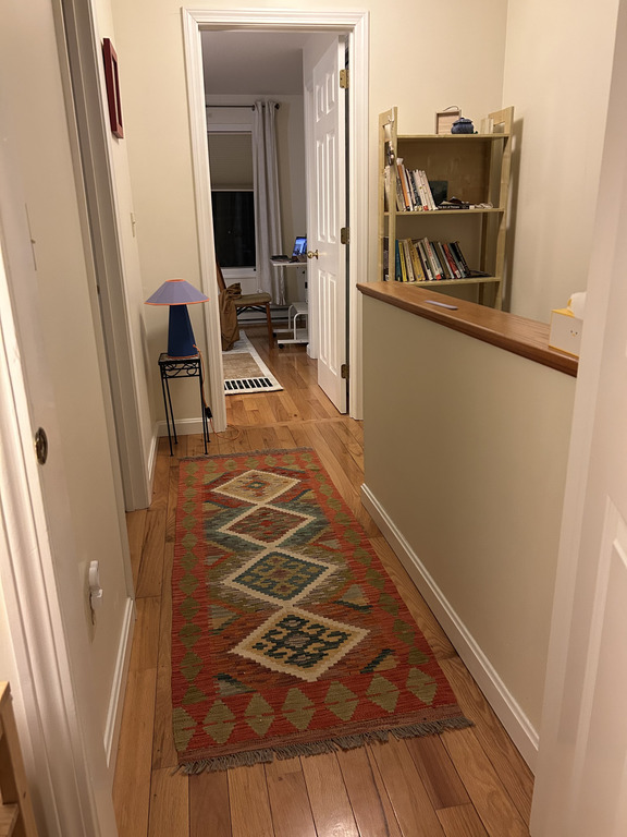 hallway between bedrooms