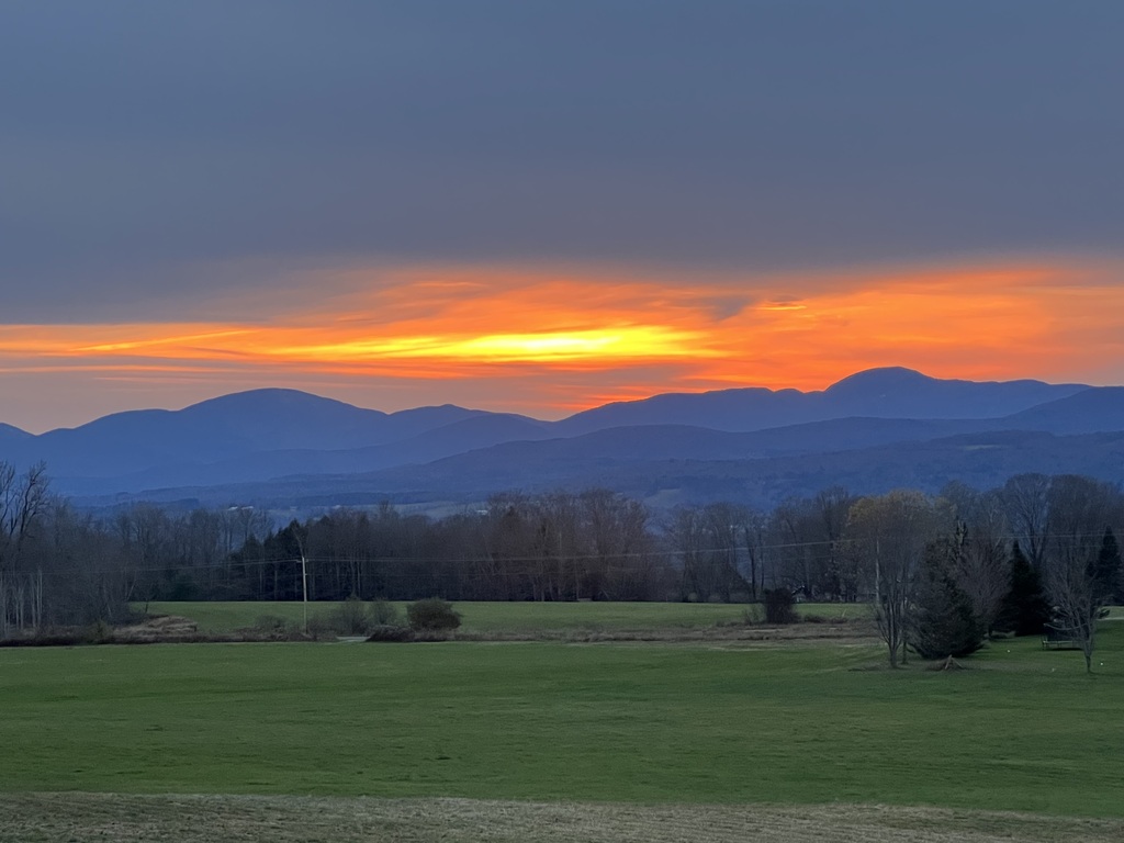 View from the road on the Drive from Elmore to Stowe