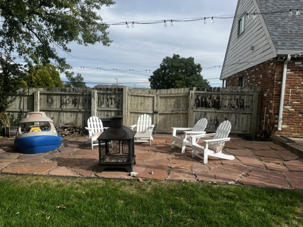 Patio and firepit seating