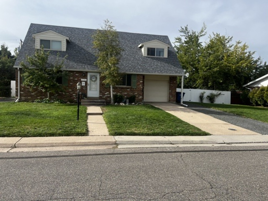 Front of our house, viewed from the street