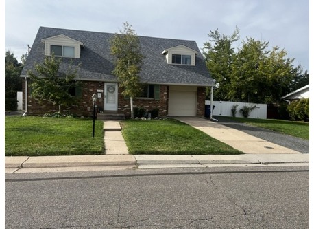 Front of our house, viewed from the street