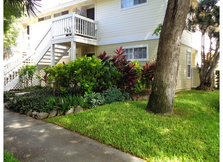 Easy entrance at ground level