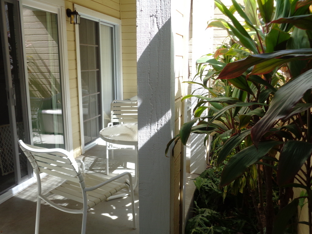 View of the lanai, private sitting area