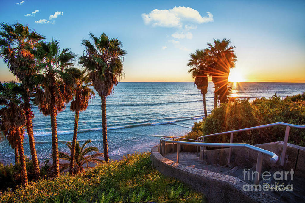 Stairway down to Swami's Beach, Encinitas