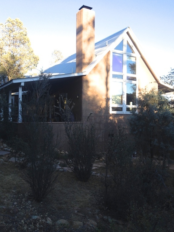 View from the back yard.