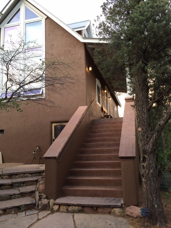 Front steps to main entrance. 