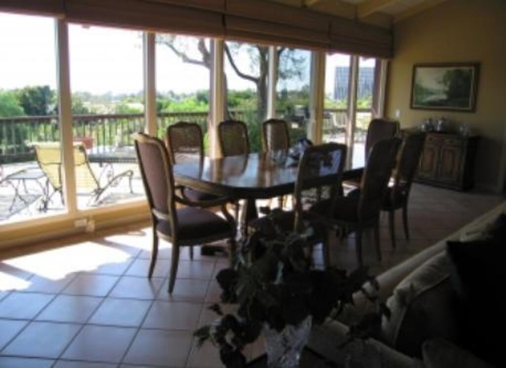 Dining Area with Santa Catalina Island view