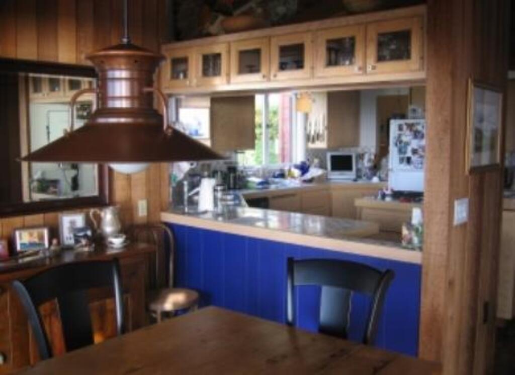 Kitchen seen from dining room