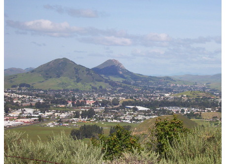 View of San Luis Obispo from Cerro San Luis peak