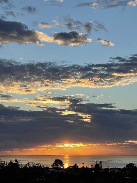 View from our backyard