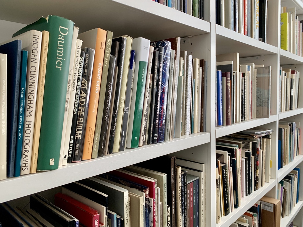 The art library, with about 2,000 volumes