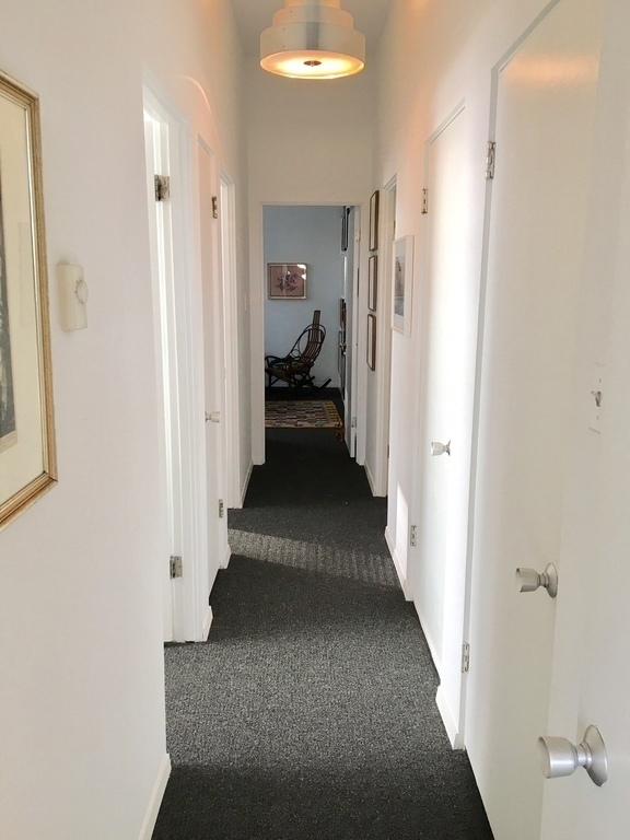 Hallway to bedrooms and baths