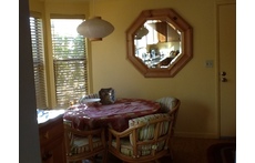 Dining in kitchen if needed.