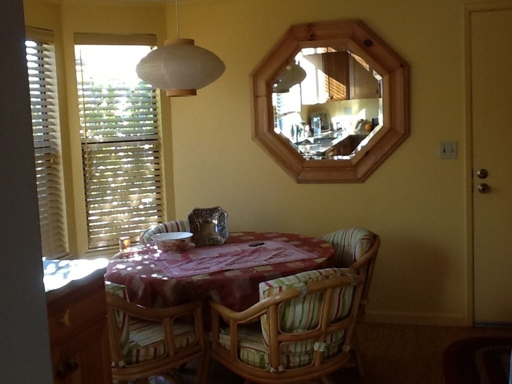 Dining in kitchen if needed.