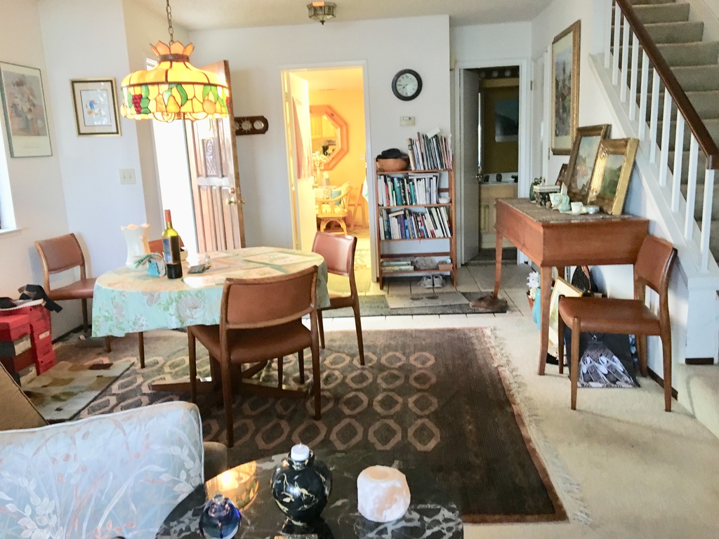 Living/dining looking toward the kitchen.