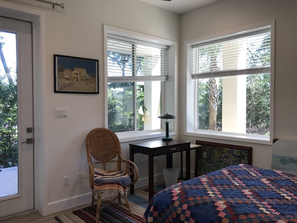 Bedroom downstairs with private bathroom