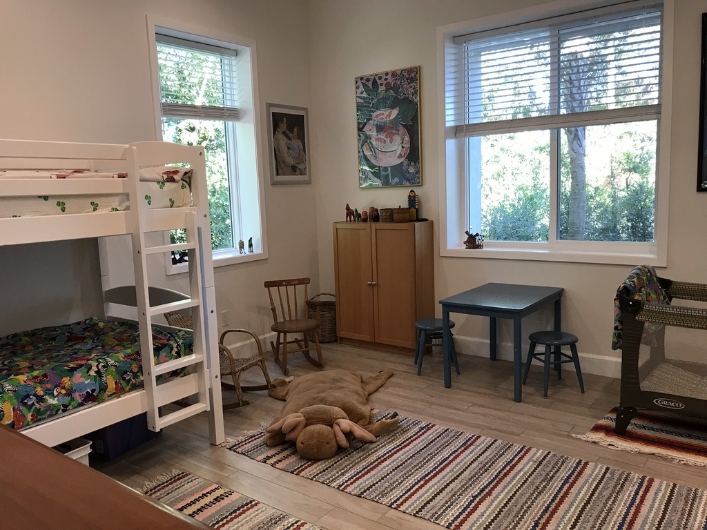 Bedroom downstairs with bunkbed