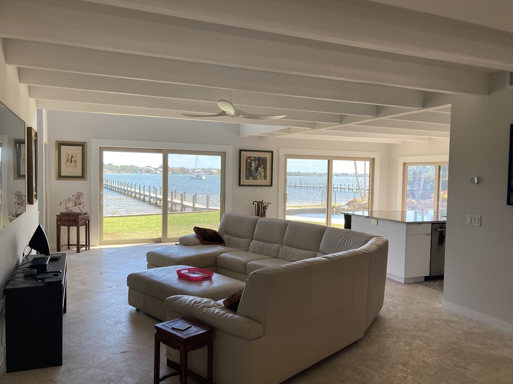 View as you enter house