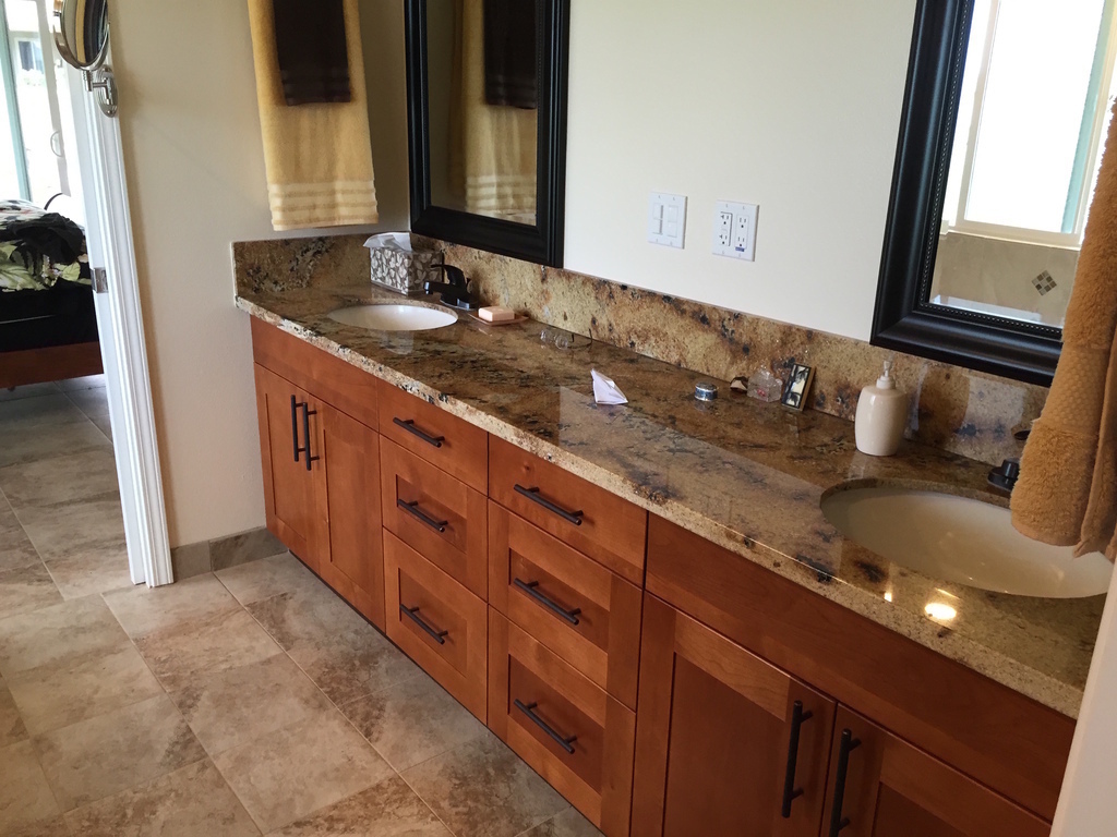 Master bathroom - dual sinks