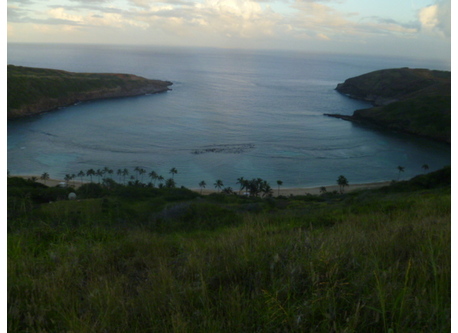 Hanauma Bay at Sunset (Great Snorkeling)