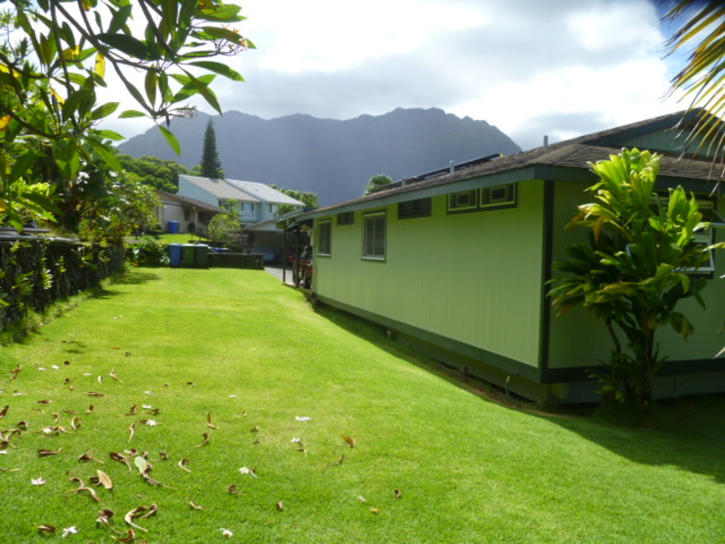 Side Yard & Koolau Mountains