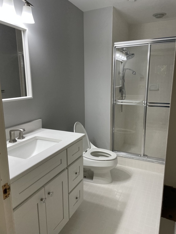 Second bathroom with shower