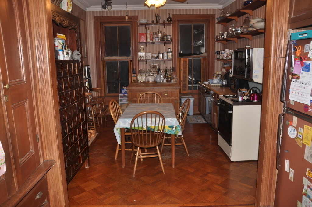 kitchen, on the second floor