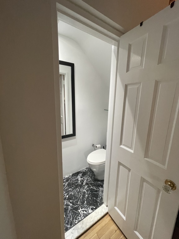 Half bathroom in the living room